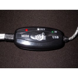 Convertisseur USB - MIDI pour musique par ordinateur.
