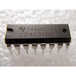 CD4051 multiplexeur démultiplexeur 8 canaux analogiques x2