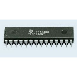Circuit intégré Driver de 16 LED par contrôle d'impulsions PWM TLC5940NT